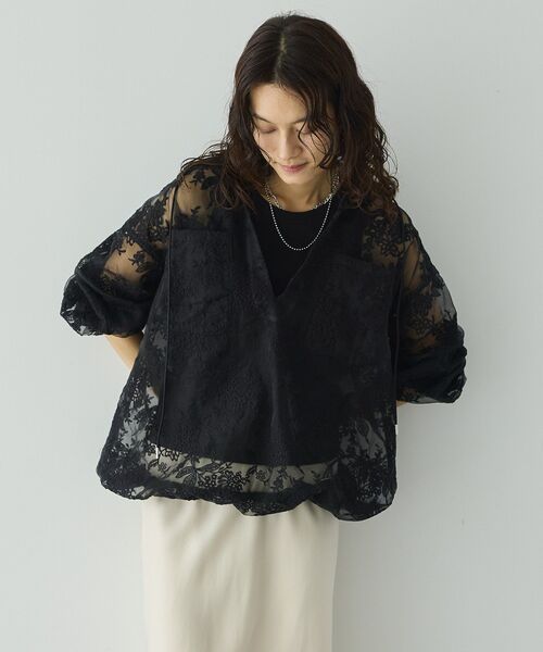 GARAGE OF GOOD CLOTHING（ガレージオブグッドクロージング）の「レーススキッパーアノラックパーカー（シャツ/ブラウス・レディース・ブラック・FREE）」の14枚目の写真