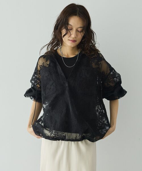 GARAGE OF GOOD CLOTHING（ガレージオブグッドクロージング）の「レーススキッパーアノラックパーカー（シャツ/ブラウス・レディース・ブラック・FREE）」の17枚目の写真