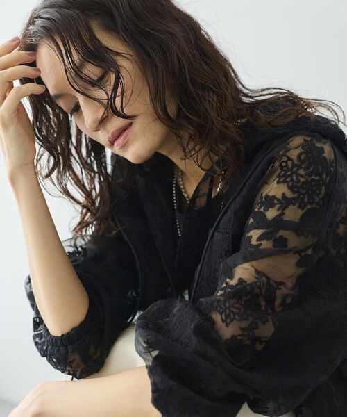 GARAGE OF GOOD CLOTHING（ガレージオブグッドクロージング）の「レーススキッパーアノラックパーカー（シャツ/ブラウス・レディース・ブラック・FREE）」の22枚目の写真