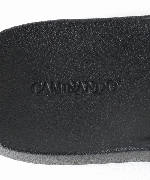 CAMINANDO（カミナンド）の「CAMINANDO カミナンド Flip Flap Sandals for Extralig 0（サンダル・レディース・ブラック/ベージュ・23cm/24cm/25cm）」の8枚目の写真