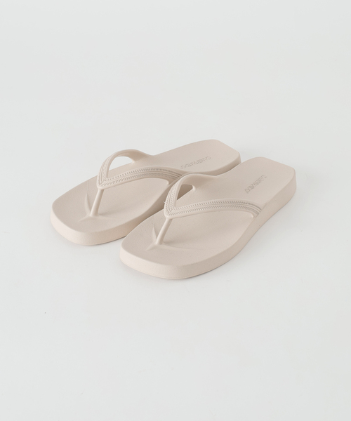 CAMINANDO（カミナンド）の「CAMINANDO カミナンド Flip Flap Sandals for Extralig 0（サンダル・レディース・ブラック/ベージュ・23cm/24cm/25cm）」の5枚目の写真