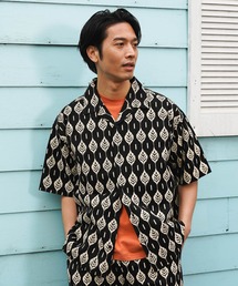 BAYFLOW | インド柄オープンカラーシャツ(シャツ/ブラウス)