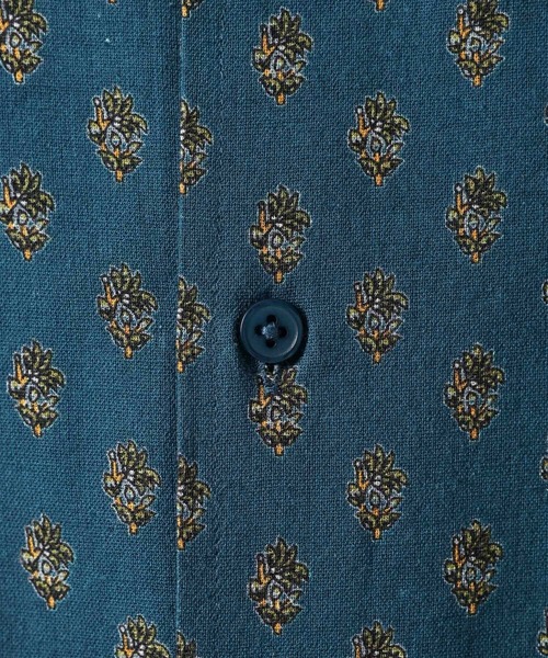 BAYFLOW（ベイフロー）の「インド柄オープンカラーシャツ（シャツ/ブラウス・メンズ・ブラウン/ブルー/ブラック・LARGE/MEDIUM）」の11枚目の写真