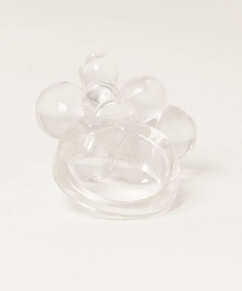 Vipoa(ヴィポア)の「flowermotif clear ring(リング・レディース・クリア・ONE SIZE)」の22枚目の写真