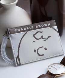 SNOOPY スヌーピー シングルパスケース 合皮