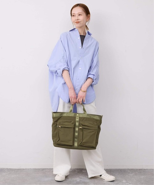 SLOBE IENA(スローブイエナ)の「《追加》Hyman Roth ナイロントート T10692(トートバッグ・レディース・ブラック/カーキ・FREE)」の8枚目の写真