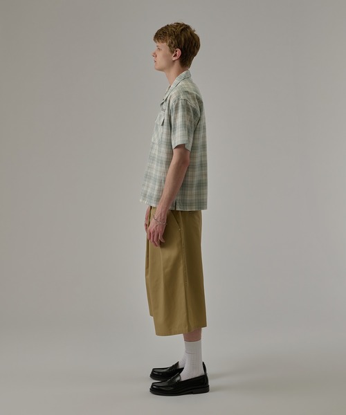 kutir（クティール）の「2TUCK CHINO JORTS／2タックチノジョーツ（その他パンツ・メンズ・オフホワイト/ブラック/カーキ/ベージュ・LARGE/MEDIUM/SMALL）」の11枚目の写真