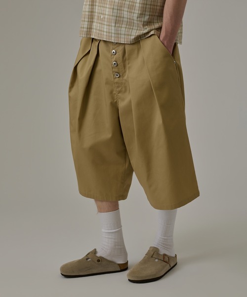 2TUCK CHINO JORTS／2タックチノジョーツ（その他パンツ）｜kutir