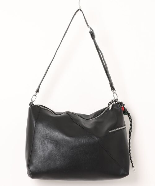 KATHARINE ROSS（キャサリンロス）の「【Desigual/デシグアル】ハーフロゴショルダーバッグ  M（ショルダーバッグ・レディース・ブラック/ホワイト・MEDIUM）」の5枚目の写真