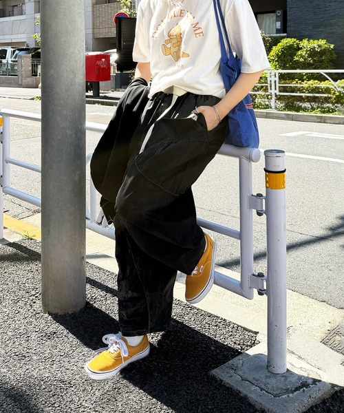DOUBLE NAME(ダブルネーム)の「シュークリームワークパンツ(その他パンツ・レディース・カーキ/ブラック・FREE)」の13枚目の写真