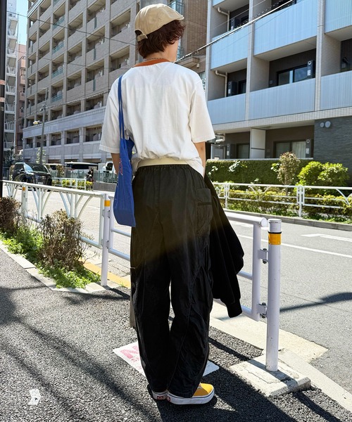 DOUBLE NAME(ダブルネーム)の「シュークリームワークパンツ(その他パンツ・レディース・カーキ/ブラック・FREE)」の14枚目の写真