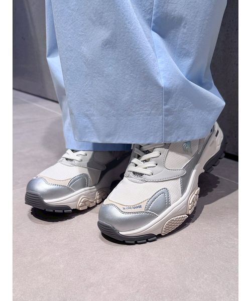 emmi（エミ）の「【emmi×le coq sportif】LCS BASQUE IV（スニーカー・レディース・アイボリー・23/23.5/24/24.5）」の4枚目の写真