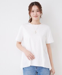 COUP DE CHANCE | 【手洗い可/日本製】バックペプラムデザイン プルオーバー(Tシャツ/カットソー)