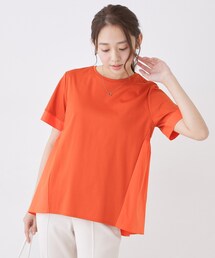 COUP DE CHANCE | 【手洗い可/日本製】バックペプラムデザイン プルオーバー(Tシャツ/カットソー)