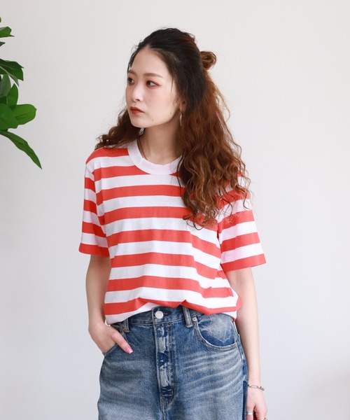 SO(エスオー)の「Tシャツ 半袖(Tシャツ/カットソー・レディース・レッド・FREE)」の5枚目の写真