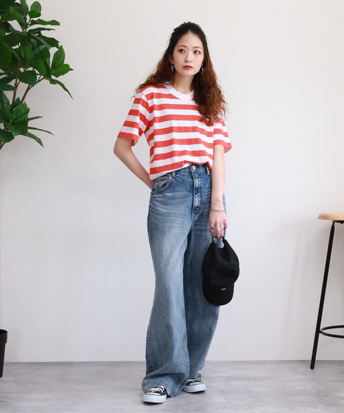 SO(エスオー)の「Tシャツ 半袖(Tシャツ/カットソー・レディース・レッド・FREE)」の7枚目の写真