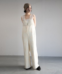 hwyl（ヒュイル）の「レースオールインワン（サロペット/オーバーオール）」