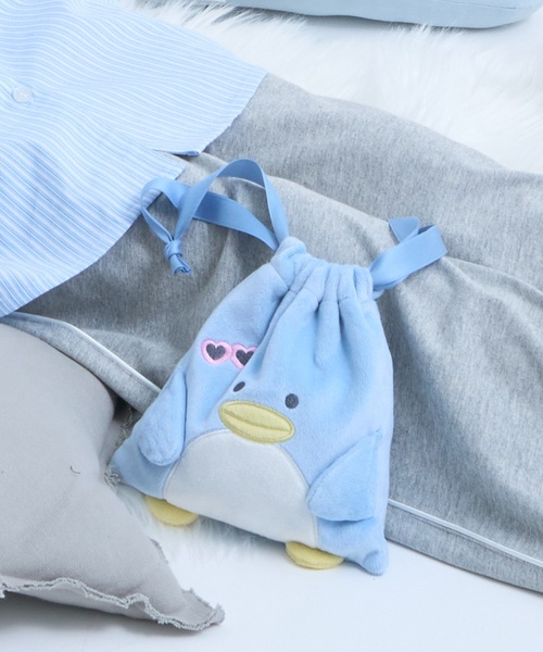 pom ponette junior（ポンポネットジュニア）の「アニマルマルチ巾着（その他小物・キッズ・ホワイト/ライトブルー/ライトグレー・F）」の3枚目の写真