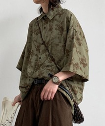 KELVIN（ケルヴァン）の「Botanical Pattern Oversized Shirt ボタニカル柄オーバーサイズシャツ（シャツ/ブラウス）」