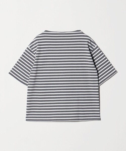 SAINT JAMES 別注 OUESSANT LOOSE BORDER SAINT JAMES＞BORDER OUESSANT LOOSE/ボーダー ルーズ ドロップ T