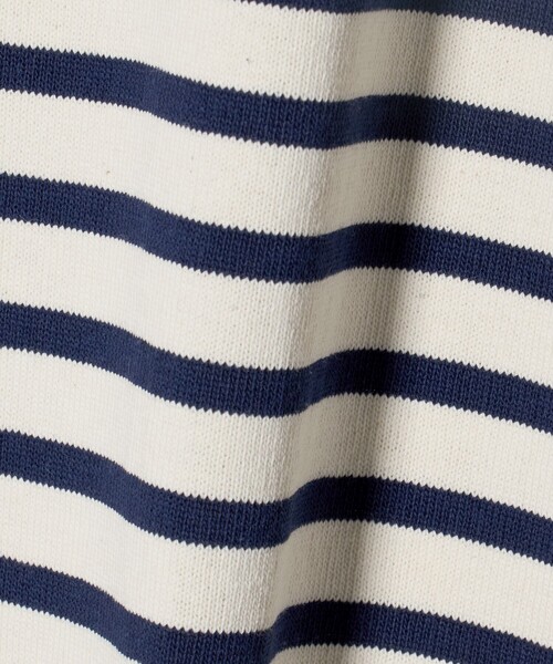 SAINT JAMES(セントジェームス)の「<SAINT JAMES>BORDER OUESSANT LOOSE/ボーダー ルーズ ドロップ Tシャツ(Tシャツ/カットソー・メンズ・ダークグレー/ナチュラル・4/5/6)」の10枚目の写真
