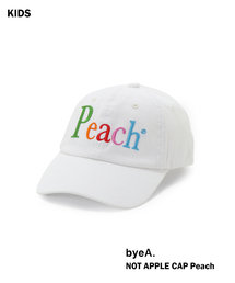 IENA ENFANT（イエナアンファン）の「【byeA. / バイエー】NOT APPLE CAP （PEACH）kids (-54cm)（キャップ）」