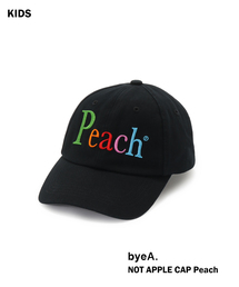 byeA.（バイエー）の「【byeA. / バイエー】NOT APPLE CAP （PEACH）kids (-54cm)（キャップ）」