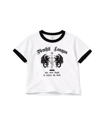 ゲートドラゴン リンガー スリムフィット 半袖Tシャツ