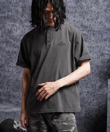 ピグメント ヘンリーネック Tシャツ / Pigmented Henley Neck T-Shirt
