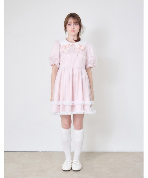 bouquet of roses dress（ワンピース）｜Lolime by mellfy memory