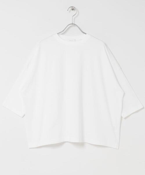 かぐれ(カグレ)の「ワイド6分袖プルオーバー(Tシャツ/カットソー・レディース・スミクロ/グレー系その他/オフホワイト/ブラウン・FREE)」の16枚目の写真