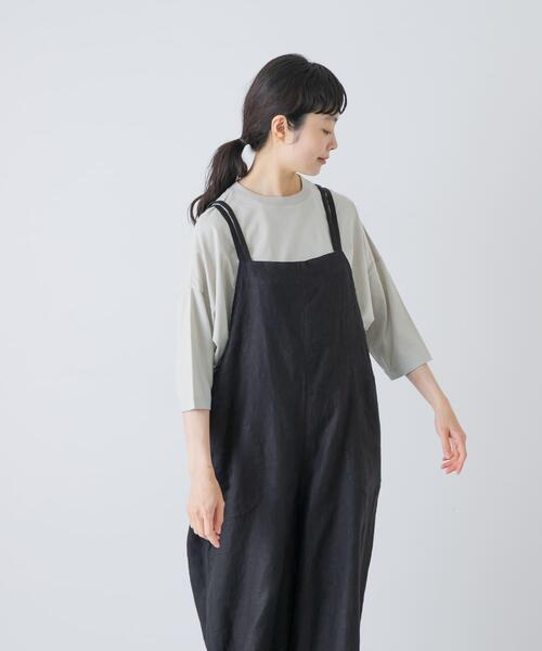 かぐれ(カグレ)の「ワイド6分袖プルオーバー(Tシャツ/カットソー・レディース・スミクロ/グレー系その他/オフホワイト・FREE)」の16枚目の写真