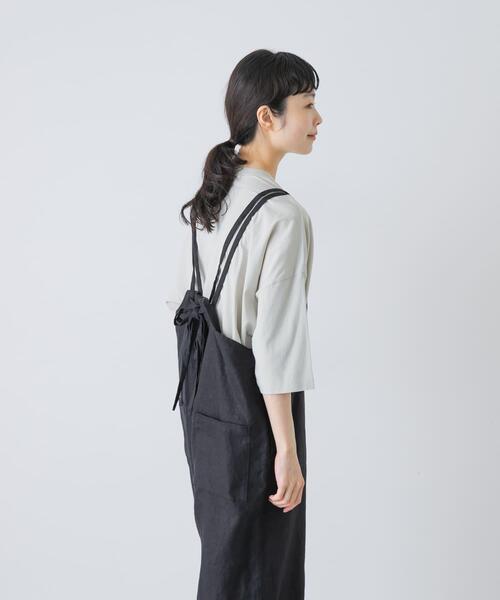 かぐれ(カグレ)の「ワイド6分袖プルオーバー(Tシャツ/カットソー・レディース・スミクロ/グレー系その他/オフホワイト・FREE)」の17枚目の写真