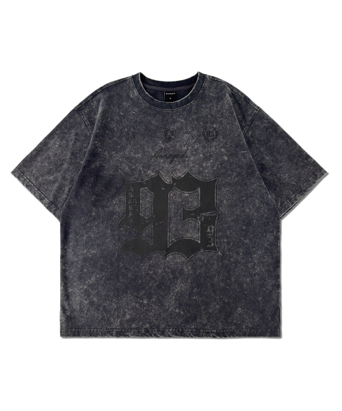 ANNOYED(アノイド)の「スノーウォッシンググラフィック半袖 LQ2TU308_CHARCOAL(Tシャツ/カットソー・メンズ・その他・95/100/105)」の1枚目の写真