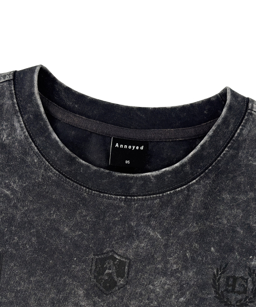 ANNOYED(アノイド)の「スノーウォッシンググラフィック半袖 LQ2TU308_CHARCOAL(Tシャツ/カットソー・メンズ・その他・95/100/105)」の3枚目の写真