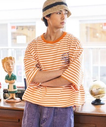 ワンポイントボーダーTシャツ