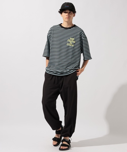 niko and...(ニコアンド)の「ワンポイントボーダーTシャツ(Tシャツ/カットソー・メンズ・その他1/その他2/その他3・MEDIUM/LARGE)」の10枚目の写真