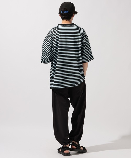 niko and...(ニコアンド)の「ワンポイントボーダーTシャツ(Tシャツ/カットソー・メンズ・その他1/その他2/その他3・MEDIUM/LARGE)」の11枚目の写真