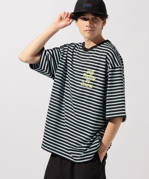 niko and...(ニコアンド)の「ワンポイントボーダーTシャツ(Tシャツ/カットソー・メンズ・その他1/その他2/その他3・MEDIUM/LARGE)」の13枚目の写真