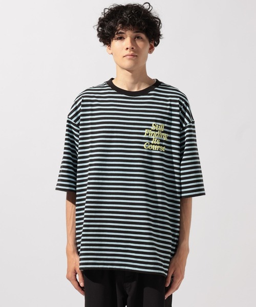 niko and...(ニコアンド)の「ワンポイントボーダーTシャツ(Tシャツ/カットソー・メンズ・その他1/その他2/その他3・MEDIUM/LARGE)」の14枚目の写真