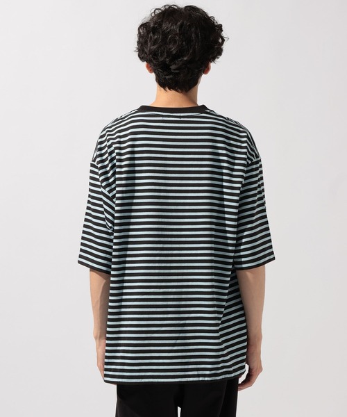 niko and...(ニコアンド)の「ワンポイントボーダーTシャツ(Tシャツ/カットソー・メンズ・その他1/その他2/その他3・MEDIUM/LARGE)」の16枚目の写真