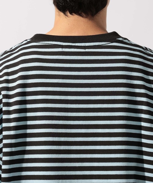 niko and...(ニコアンド)の「ワンポイントボーダーTシャツ(Tシャツ/カットソー・メンズ・その他1/その他2/その他3・MEDIUM/LARGE)」の18枚目の写真