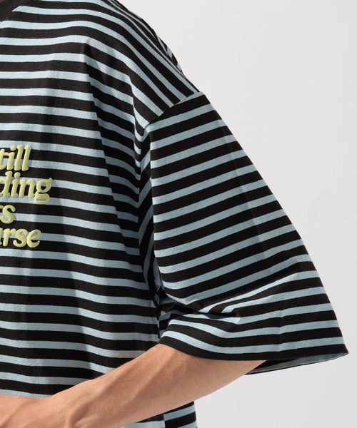 niko and...(ニコアンド)の「ワンポイントボーダーTシャツ(Tシャツ/カットソー・メンズ・その他1/その他2/その他3・MEDIUM/LARGE)」の19枚目の写真