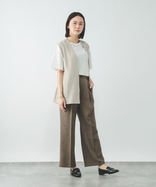 GLOBAL WORK(グローバルワーク)の「Fffit エフィット/フローズンクルーネックT/665858(Tシャツ/カットソー・レディース・ブラック/ネイビー/ホワイト系その他2/チャコールグレー・LARGE/SMALL/X-LARGE/MEDIUM)」の13枚目の写真