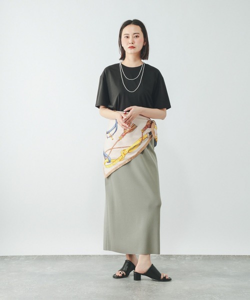 GLOBAL WORK(グローバルワーク)の「Fffit エフィット/フローズンクルーネックT/665858(Tシャツ/カットソー・レディース・ブラック/ネイビー/ホワイト系その他2/チャコールグレー・LARGE/SMALL/X-LARGE/MEDIUM)」の18枚目の写真