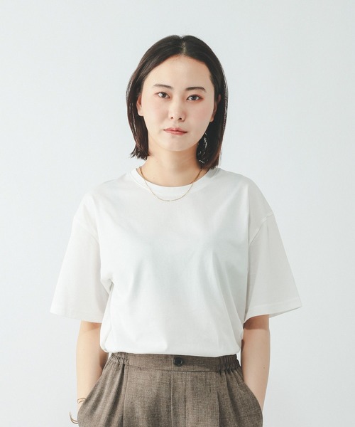 GLOBAL WORK(グローバルワーク)の「Fffit エフィット/フローズンクルーネックT/665858(Tシャツ/カットソー・レディース・ブラック/ネイビー/ホワイト系その他2/チャコールグレー・LARGE/SMALL/X-LARGE/MEDIUM)」の14枚目の写真