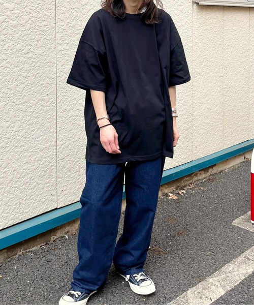MODISH GAZE（モディシュガゼ）の「【MODISH GAZE】USAコットンビックサイズ半袖TシャツCOOL＆UVCUT（Tシャツ/カットソー・メンズ・ブラック・XXXX-LARGE/XXXXX-LARGE/XXX-LARGE/XX-LARGE/X-LARGE）」の4枚目の写真