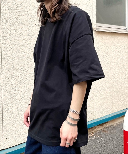 MODISH GAZE（モディシュガゼ）の「【MODISH GAZE】USAコットンビックサイズ半袖TシャツCOOL＆UVCUT（Tシャツ/カットソー・メンズ・ブラック・XXXX-LARGE/XXXXX-LARGE/XXX-LARGE/XX-LARGE/X-LARGE）」の5枚目の写真