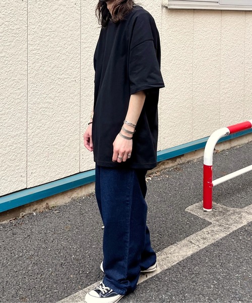 MODISH GAZE（モディシュガゼ）の「【MODISH GAZE】USAコットンビックサイズ半袖TシャツCOOL＆UVCUT（Tシャツ/カットソー・メンズ・ブラック・XXXX-LARGE/XXXXX-LARGE/XXX-LARGE/XX-LARGE/X-LARGE）」の6枚目の写真