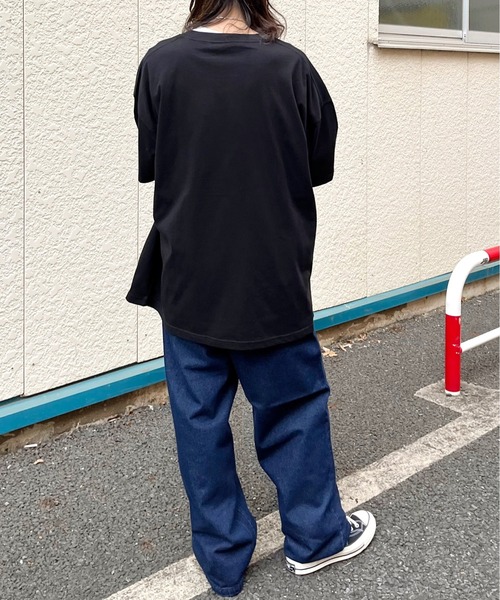 MODISH GAZE（モディシュガゼ）の「【MODISH GAZE】USAコットンビックサイズ半袖TシャツCOOL＆UVCUT（Tシャツ/カットソー・メンズ・ブラック・XXXX-LARGE/XXXXX-LARGE/XXX-LARGE/XX-LARGE/X-LARGE）」の8枚目の写真